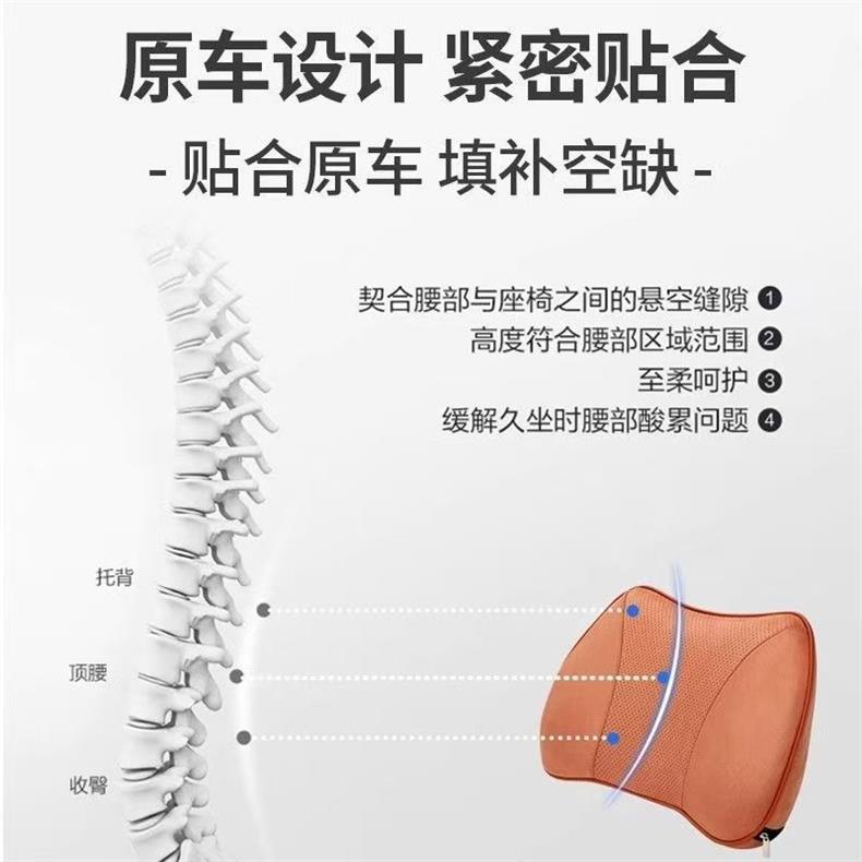 Suitable for AITO M6, same style as the mall's lumbar support, headrest, neck support, and waist support, car interior accessories, must-buy parts for new car modification