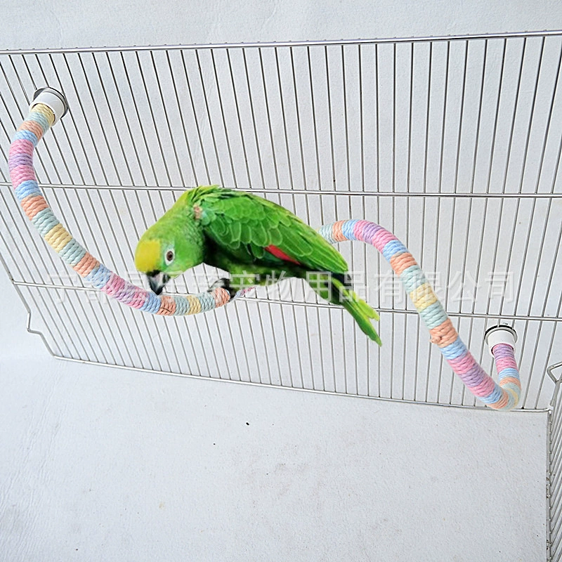 Игрушка-птица-попугай с градиентным изменением цвета