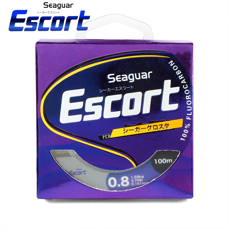 SEAGUAR ESCORT紫碳素线碳氟线路亚线鱼线垂钓用品钓具渔具批发