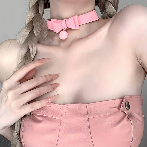 Pink choker