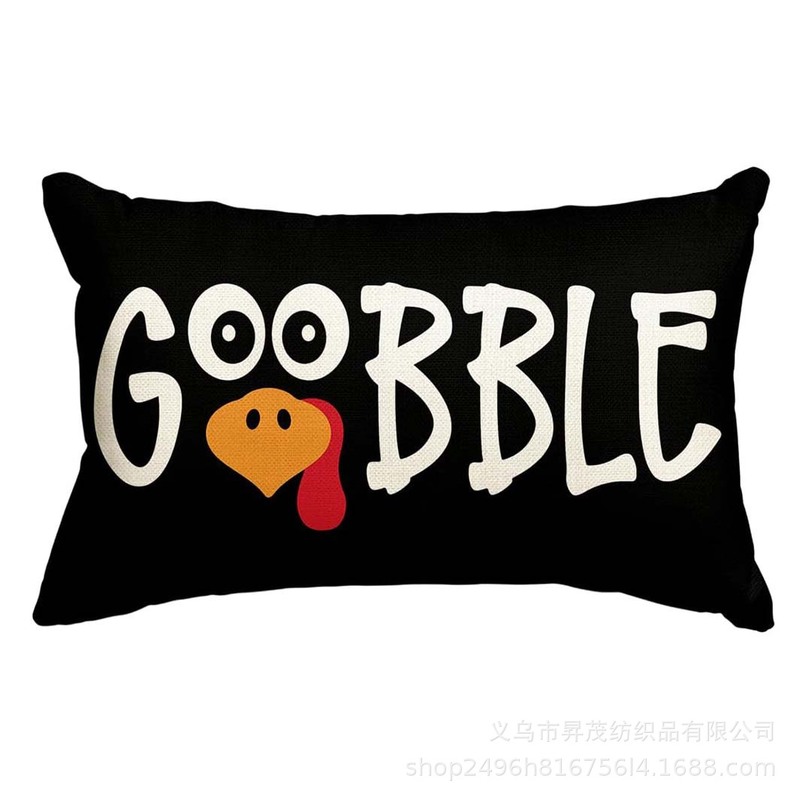 クロスボーダー家庭用品秋の感謝祭腰枕クッションカバー飾りソファ腰クッションカバー|undefined