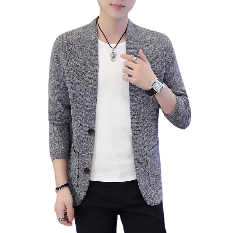 demi-season solid short sweater