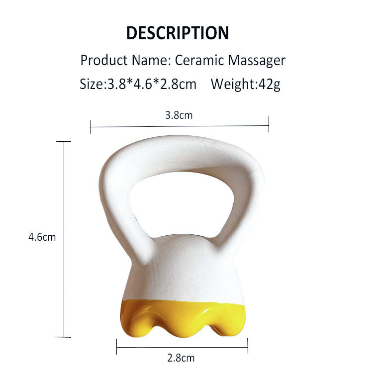 セラミックスクレーピングフェイスボディマッサージ美容ボード経絡ブラシ腱スティックセラミックスクレーピングボア