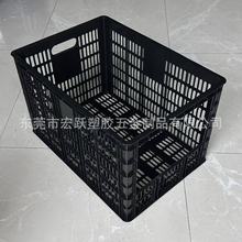 加厚防静电开口萝塑料周转框可堆叠电子产品电子芯片货物分拣货架