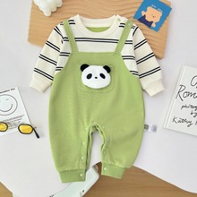 麦哈衣 糖麦卡2024春季新款婴幼儿连体衣 网红童装厂家货源批发