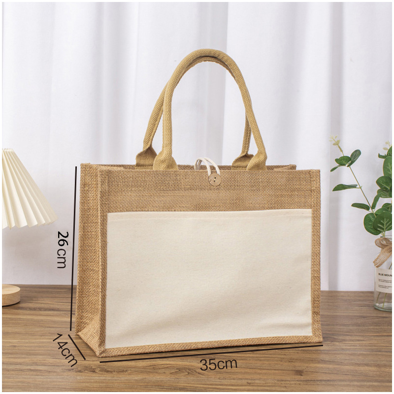 Longitud 35, ancho 14, alto 26; Yute