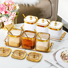 高颜值调味罐厨房家用创意调料套装组合新款盐味精香料收纳盒轻奢