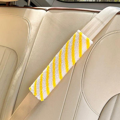 Box Tissue Box Simple Car – Car tissue box/set - moon-velvet-striped-shoulder-pads-yellow-twill