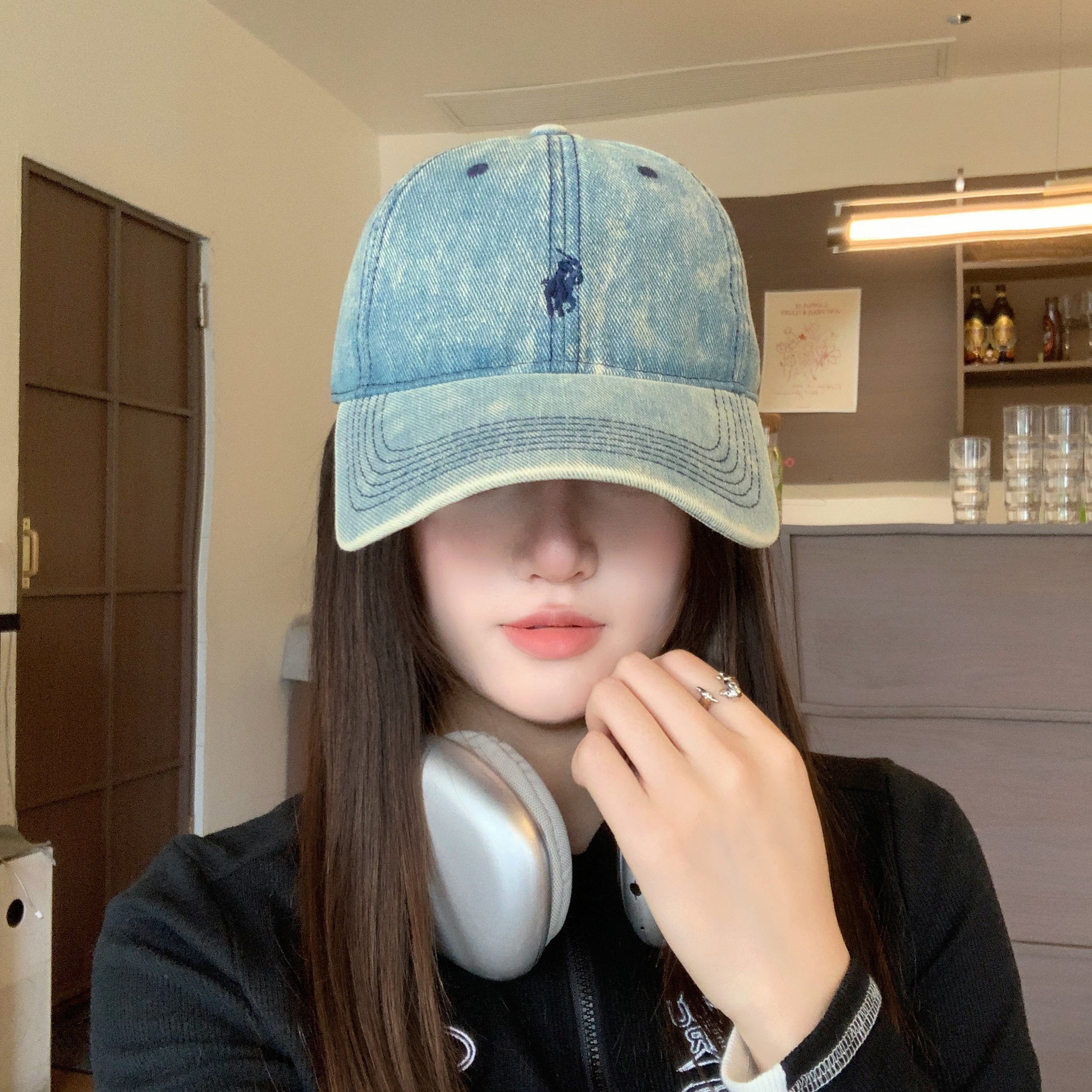 고품질 빈티지 데님 블루