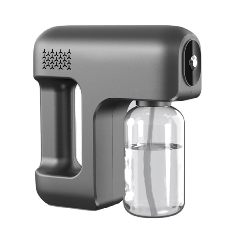 跨境热销纳米喷雾消毒器 手持消毒枪无线家用办公 蓝光喷雾雾化枪