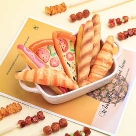 创意搞笑个性披萨圆珠笔新奇特披萨造型圆珠笔仿真食物面包圆珠笔