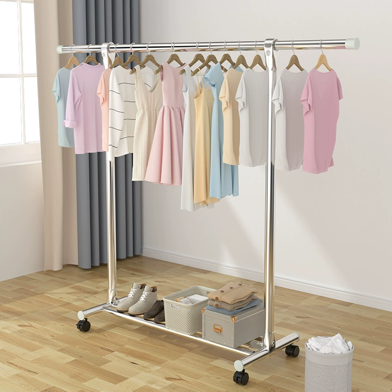 Нержавеющая сталь Сушилка вешалка от пола до потолка складной дом для дома балкон спальня вешалка для одежды телескопический одеяло артефакт