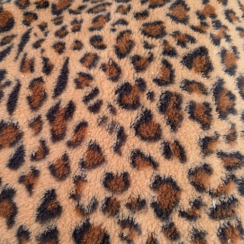 Two-Sided Comfort Flannel Print Camouflage Zebra Leopard Pattern Star Bear Animal Print Autumn Winter Home Fuzzy Fabric