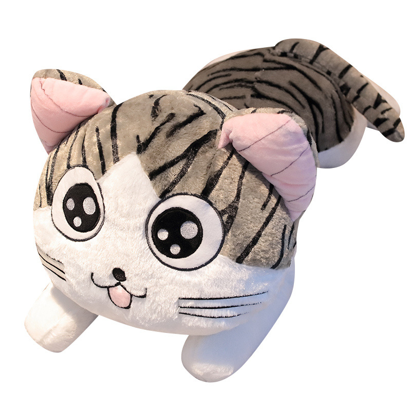 Juguete de peluche de gato de queso Muñeca de gato de queso Almohada Habitación privada Muñeca de gato dulce Regalo de cumpleaños