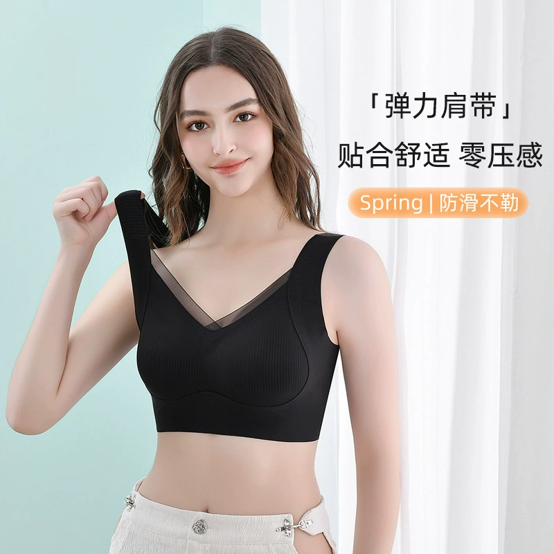 Lace bra, supporting tank top, tube top
