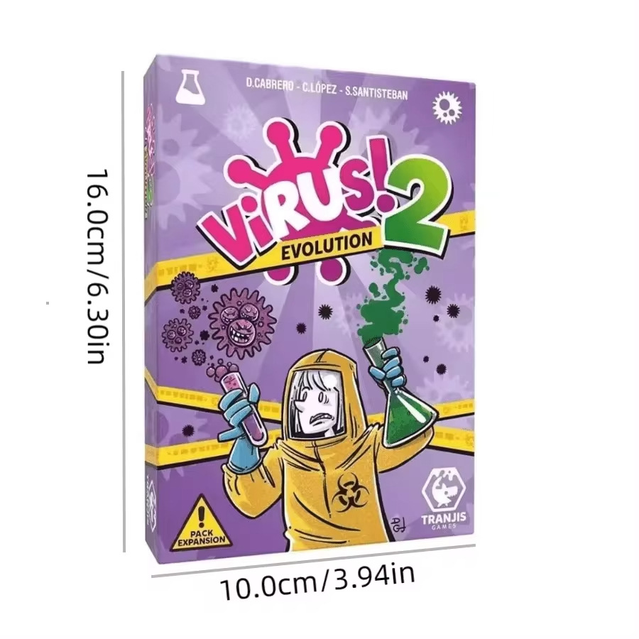 Virus! Grenzüberschreitender Außenhandel Spanisch Englisch Version - Tischspiel Infektions-Spaßparty-Kartenspiel