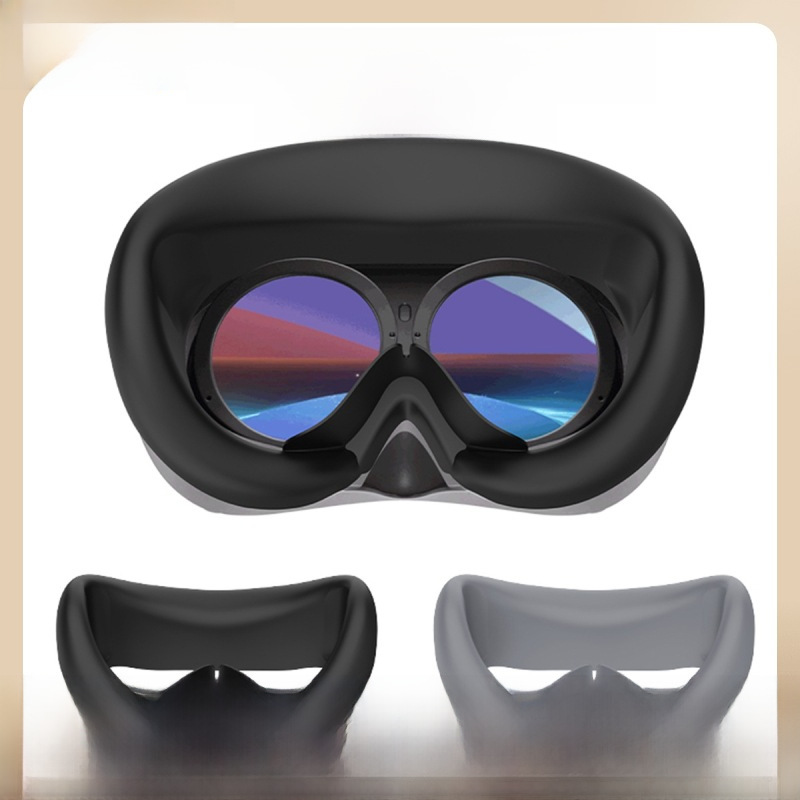 適用Pico Neo 4 VR眼鏡防漏光眼罩 防汗硅膠遮光面罩防塵片VR配件