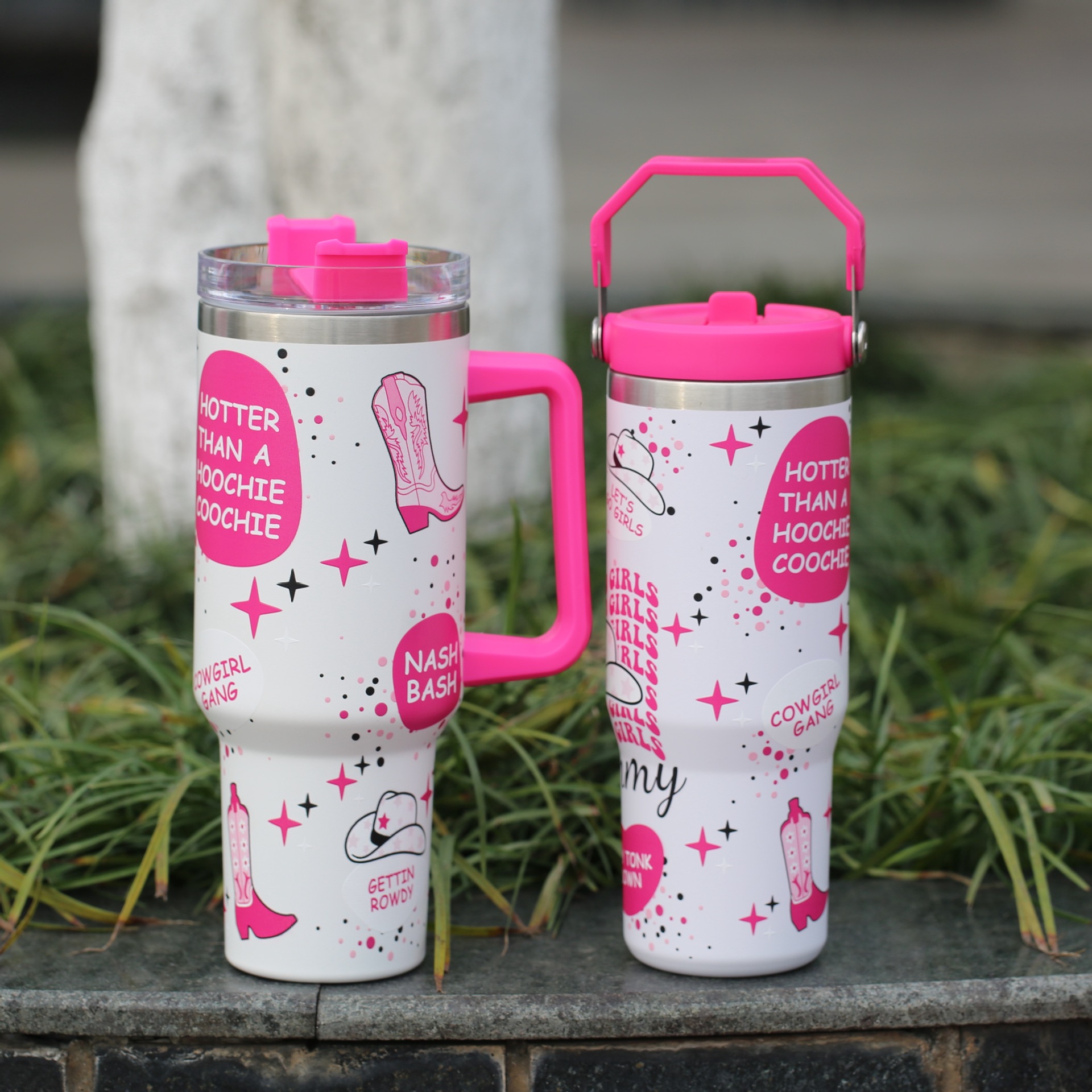 Cute Letter 304 Stainless Steel Water Bottles 1 Piece display picture 11