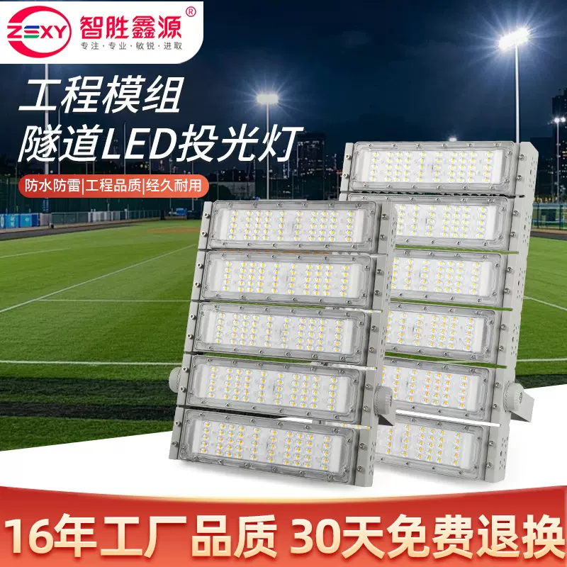 户外防水模组投光灯隧道高杆灯篮球广场工程照明LED泛光灯路灯