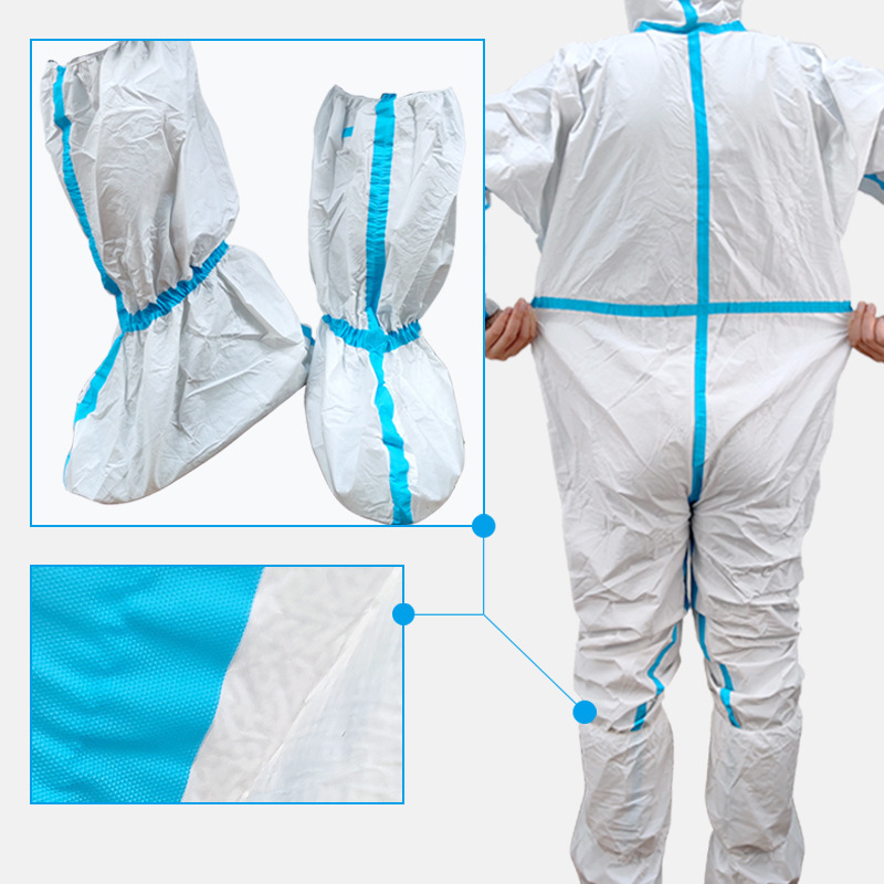 Cubierta de bota desechable Película transpirable Cubierta de pie de tubo largo no tejida Protección impermeable y aislado Cubierta de zapato de tubo alto Cubierta de bota