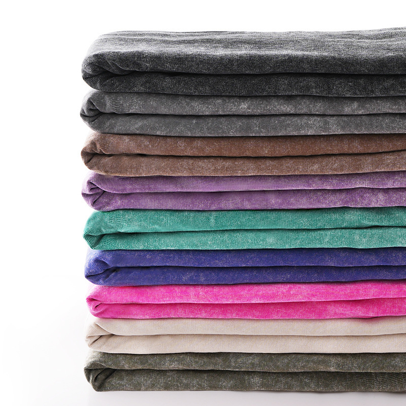 Camiseta de algodón usada lavada, pesada, marca de moda estadounidense de manga corta 230g, tamaño europeo transfronterizo, hombros sueltos, gran versión de lavado de arena T