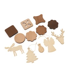 厂家批发木板激光切割加工 镂空图案工艺品 3d立体拼图 雕刻木片