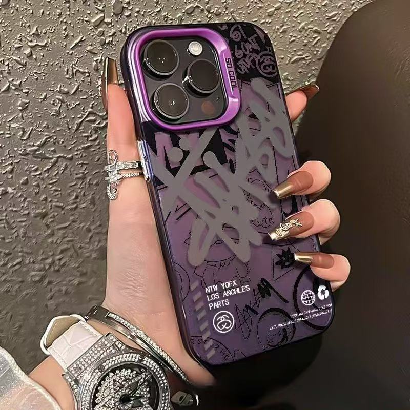 トレンドブランドスタイルのApple 17 Pro Max用スマホケース、個性的で元気なデザイン、iPhone 16/15/14/13対応、欧米風|undefined