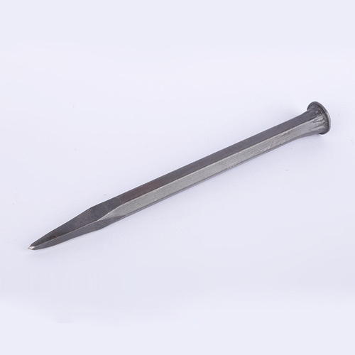 Hardware construction chisels for mountain openings, high carbon steel big head chisels, masonry chisels, dome hexagonal steel points, flat pier head chisels