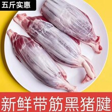 新鲜猪小腱 5斤猪腱子 纯猪肉瘦肉 无调理黑土猪腱子肉 顺丰包邮