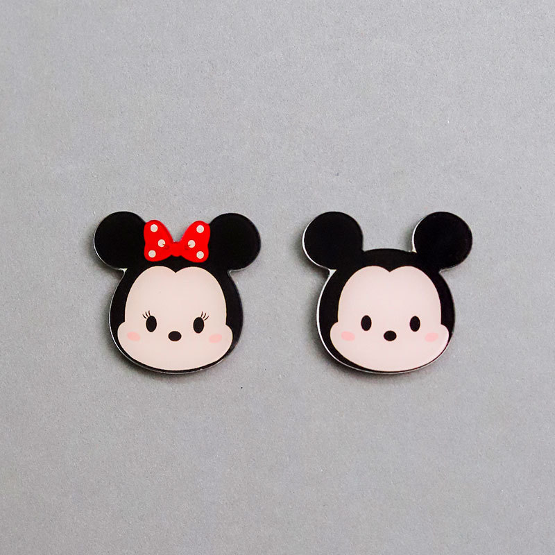 Personajes de dibujos animados pareja de acrílico adsorción pegatinas de refrigerador EVA alfanuméricos pegatinas de refrigerador DIY pegatinas magnéticas decoración