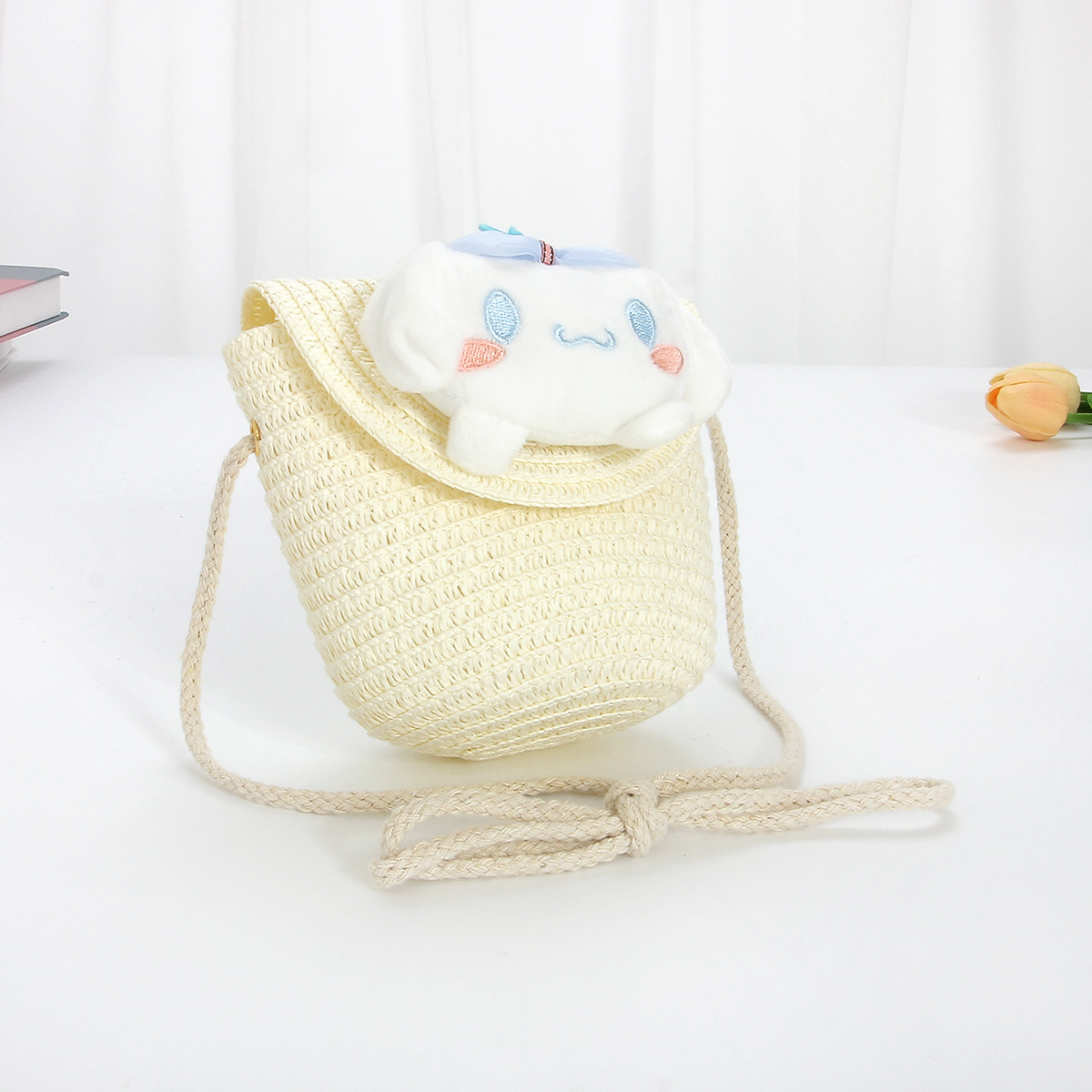 밀크 화이트 플립백 - 샤오바이