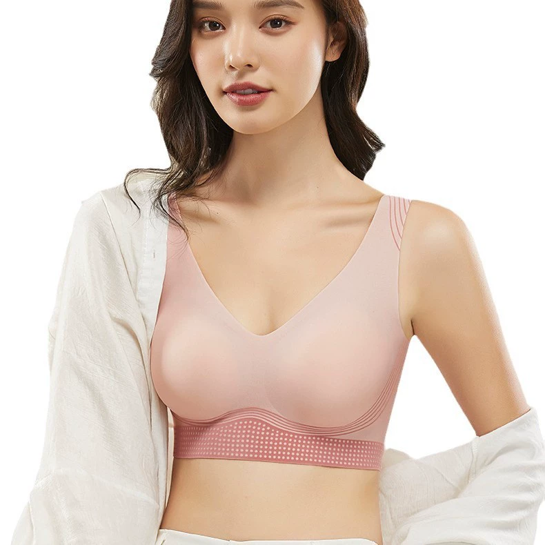 Модальное нижнее белье, топ, sexy спортивный беспроводной бюстгальтер