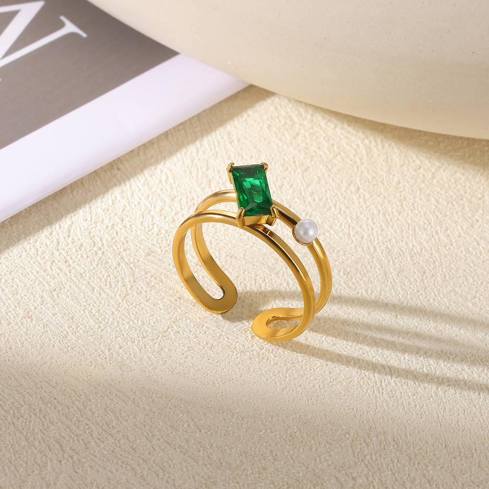 8g Weight 0.03µm-0.05µm Gold Plating Thickness PVD Coated Gold Plating Process 18K Real Gold Plated Plating Material Zircon Inlay Material Open Rings Classification 1 Piece Quantity Casual, Daily, Shopping Occasion 304 Stainless Steel Material Waves, Crown Pattern All Seasons Season Women's Gender Elegant, Classic Style, Affordable luxury style Style Waterproof Non Tarnish, Plating Craft PVD Coated Real Gold Plated 18K Gold Waves Crown 304 Stainless Steel Elegant Classic Style Affordable Luxury Style Waterproof Non Tarnish Open Rings 3