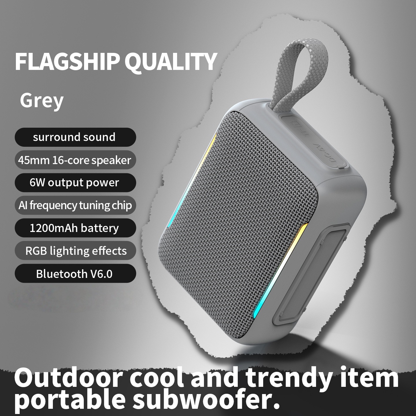 Nuevo transfronterizo GO5 ladrillo de oro 5 generación altavoz Bluetooth impermeable tarjeta portátil al aire libre regalo de mano subwoofer