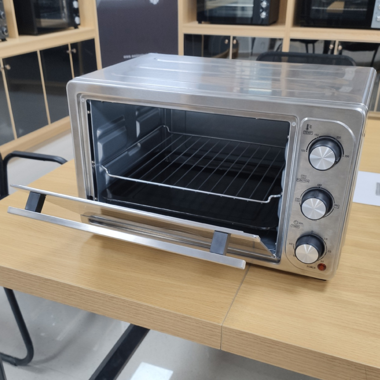 KS28 alta capacidad totalmente automática multifuncional visual sin aceite horno de aire horno eléctrico horno inteligente