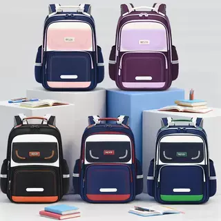 2026新款悬浮小学生书包1-3-6年级护脊减负大容量撞色儿童书包