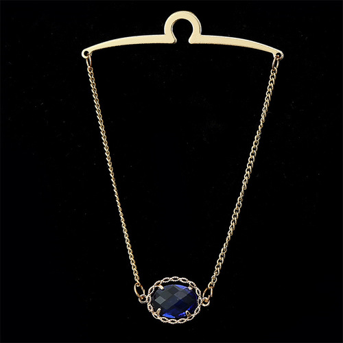 Cross-border hot selling tie chain accessories suit suit versatile U-shaped chain deer diamond style versatile for men