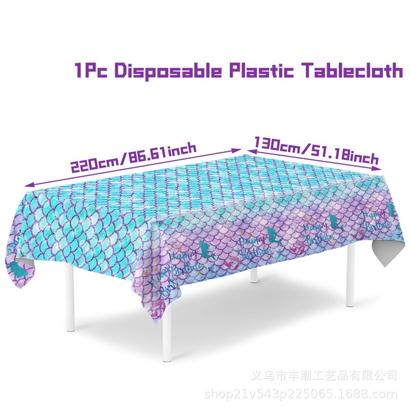 成人儿童生日派对一次性桌布生日桌台装饰塑料桌布防水防油PE桌布|undefined