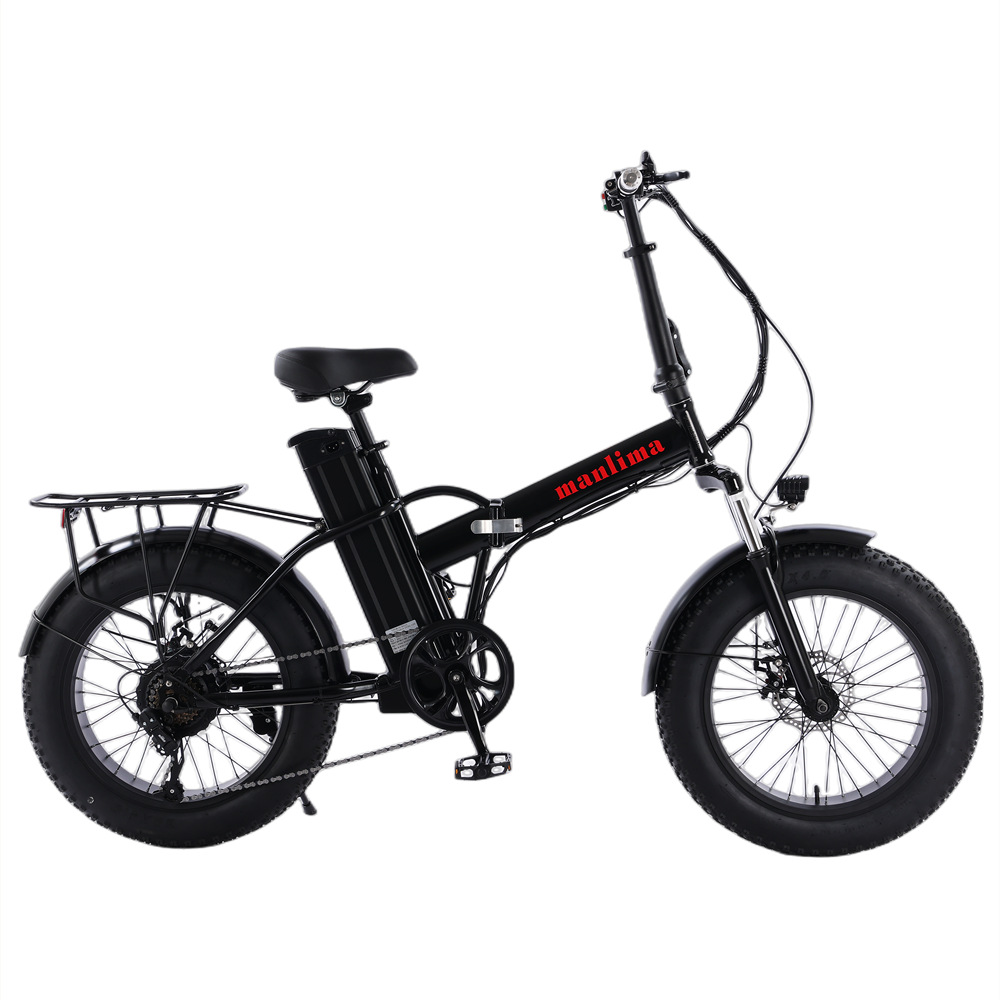 Cross-Border Foreign Trade Adult Car-Mounted Folding Electric Scooter with Snow Tires, Lithium Battery Electric Bike, Electric Bicycle, Electric Vehicle