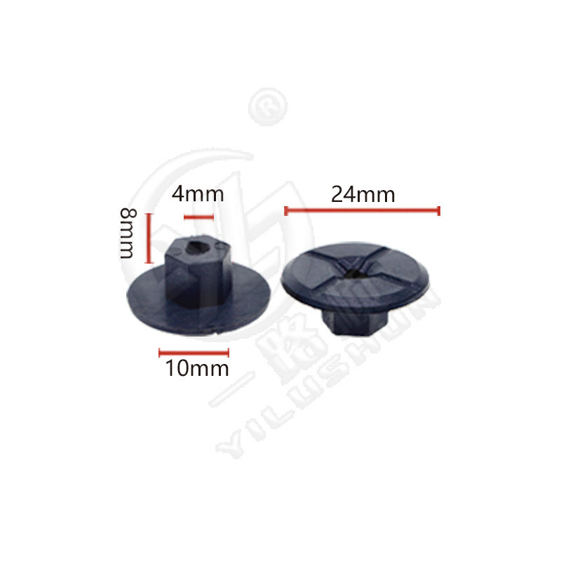 Adecuado para Mercedes-Benz coche hebilla tuerca Fender clip auto-roscado tarjeta titular coche accesorios K90