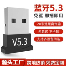 蓝牙适配器台式机电脑接收器台式usb发射器模块免驱5.3转音频