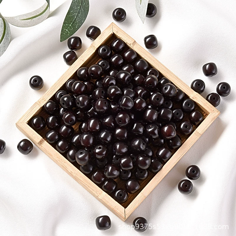 Оптовая продажа от производителя: черные нефритовые бусины бодхи, полупрозрачные бусины бодхи, натуральные бусины бодхи россыпью, поставка для прямых трансляций, ювелирные аксессуары.