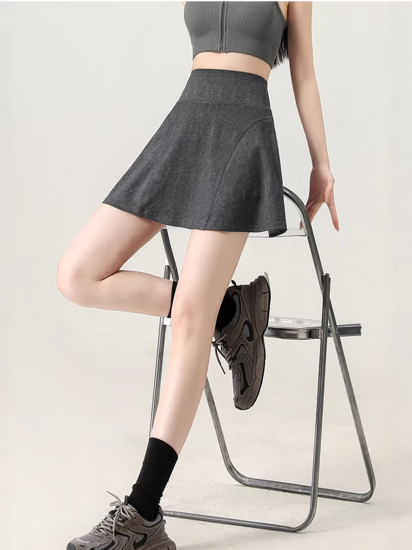 Retro spring denim skirt