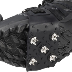 Snow non-slip shoe covers, rock climbing spikes, outdoor climbing spikes, snow claws, simple 5-tooth crampons, rubber non-slip foot covers