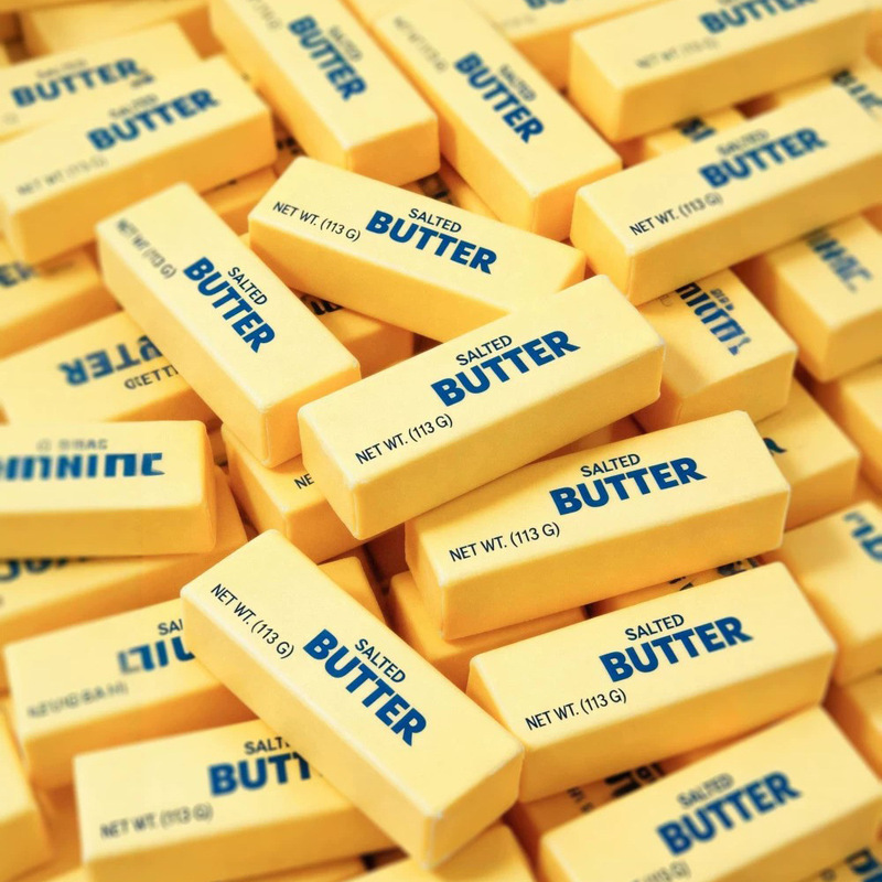 Butter Stick Squeeze Toy, Slow Rebound Finger-Sucking Stress Relief Toy, Christmas Butter Stick