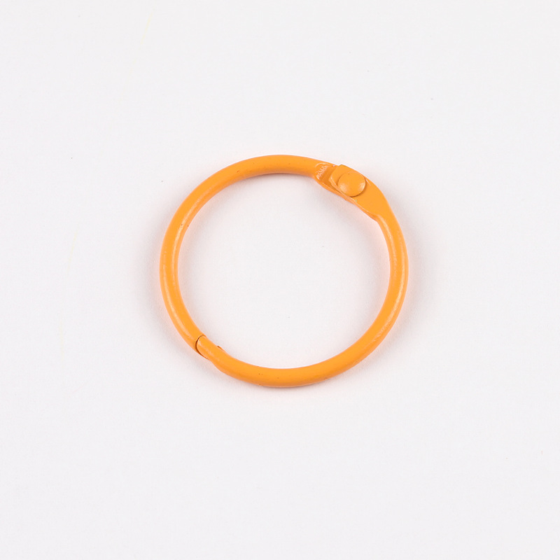 Color macarón 30mm color laqueado anillo de encuadernación anillo de encuadernación calendario de escritorio anillo de encuadernación DIY