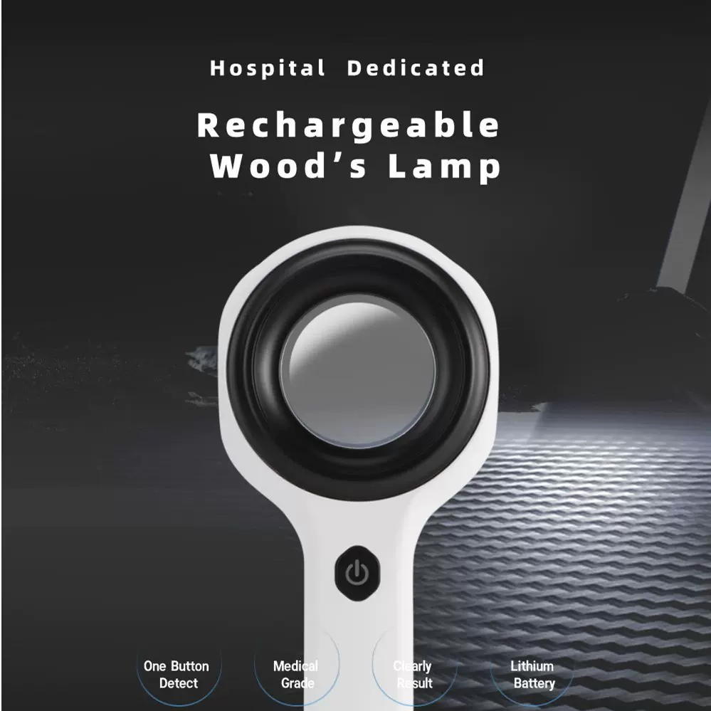 跨境医用专供皮肤检测分析仪家用蓝色电子伍德灯检测设备厂家批发