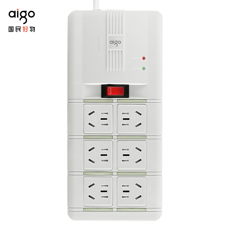 突破aigo插座批发插排家用多功能带线插座办公室插排多插位插线板