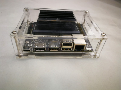 Nvidia Jetson Nano Development board housing transparent Acrylic Box compatible 4010 Fan