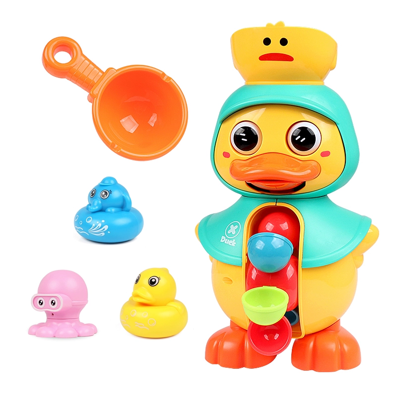 Вращающаяся игрушка для игры в воде для мальчиков и девочек, утка